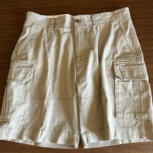 Polo Ralph Lauren Cargo Shorts Mens 38 Khaki Tan Cotton Chino Gorpcore Preppy